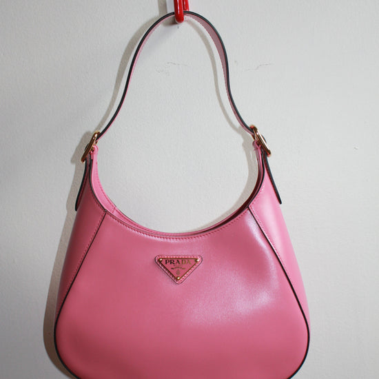 front of large pink cleo prada bag 1BC179