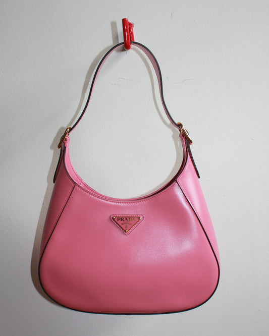 front of large pink cleo prada bag 1BC179
