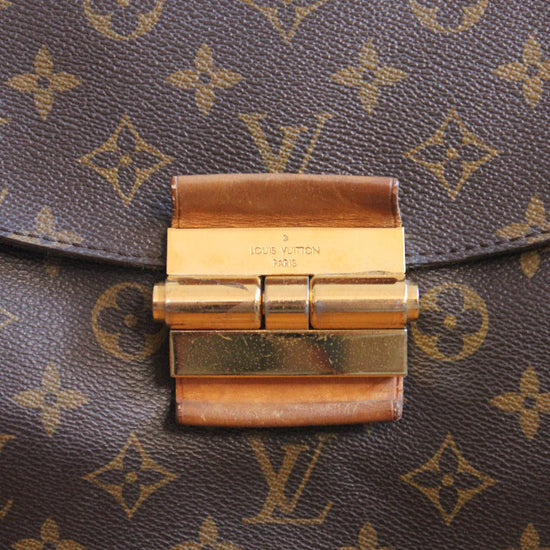 Louis Vuitton mongram olympe magnetic push clasp