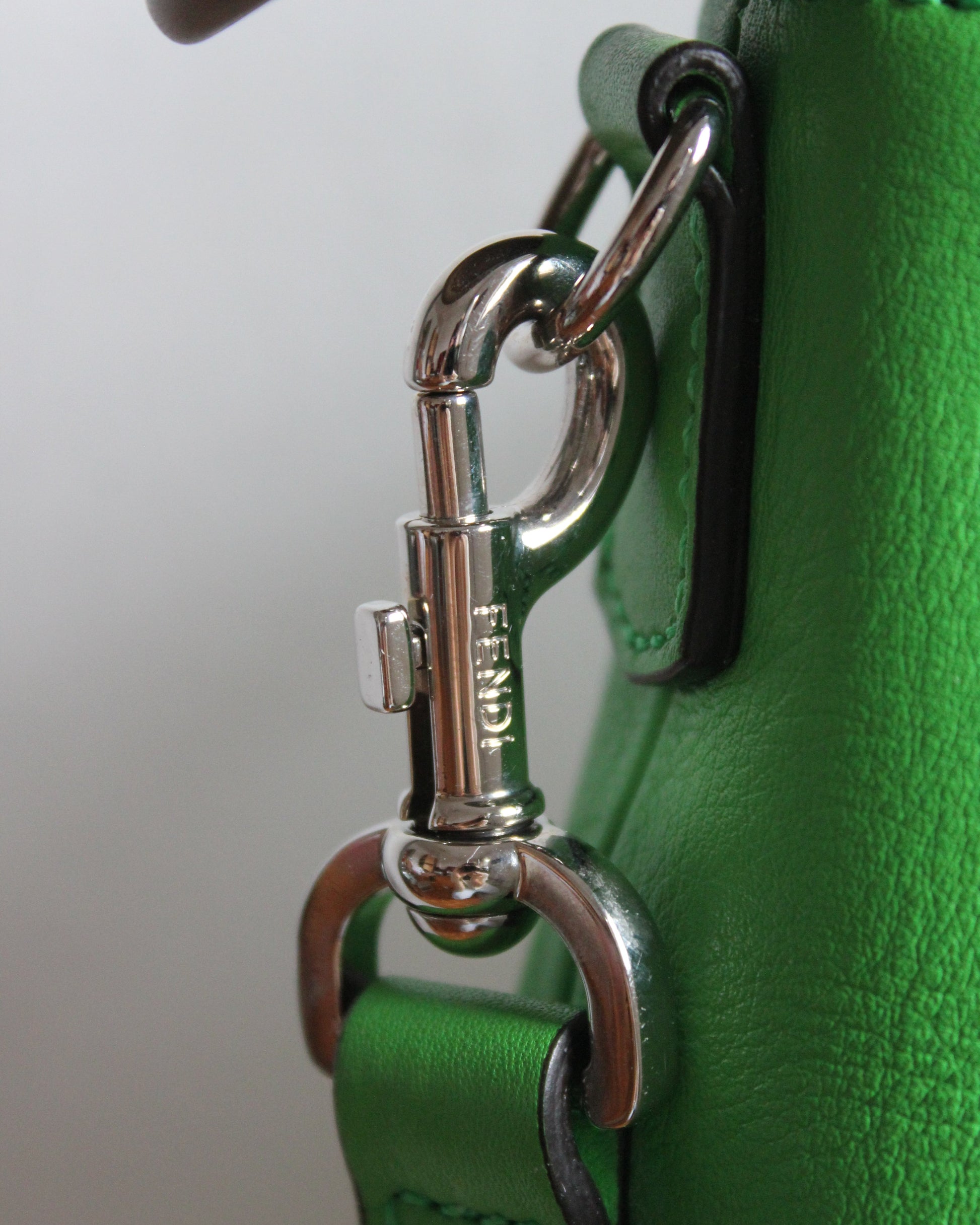 clasp detail on fendi by the way mini bag