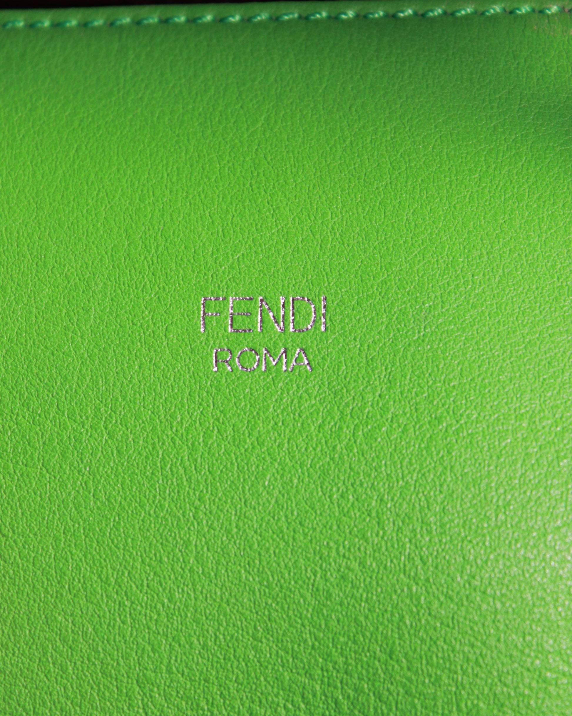 green fendi mini by the way bag heat stamp