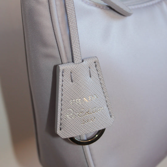 prada tessuto 2000s re-edition details on key-ring