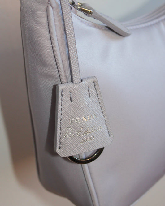 prada tessuto 2000s re-edition details on key-ring
