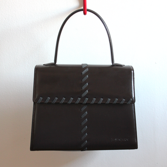 chocolate brown vintage yves saint laurent bag